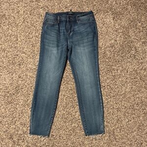 Buffalo David Bitton Blue Ankle Jeans